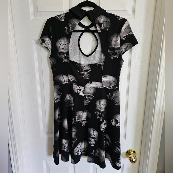 Killstar Headspin Collar Dress - Picture 6 of 7